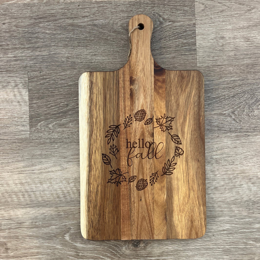 Hello Fall - Cutting Board