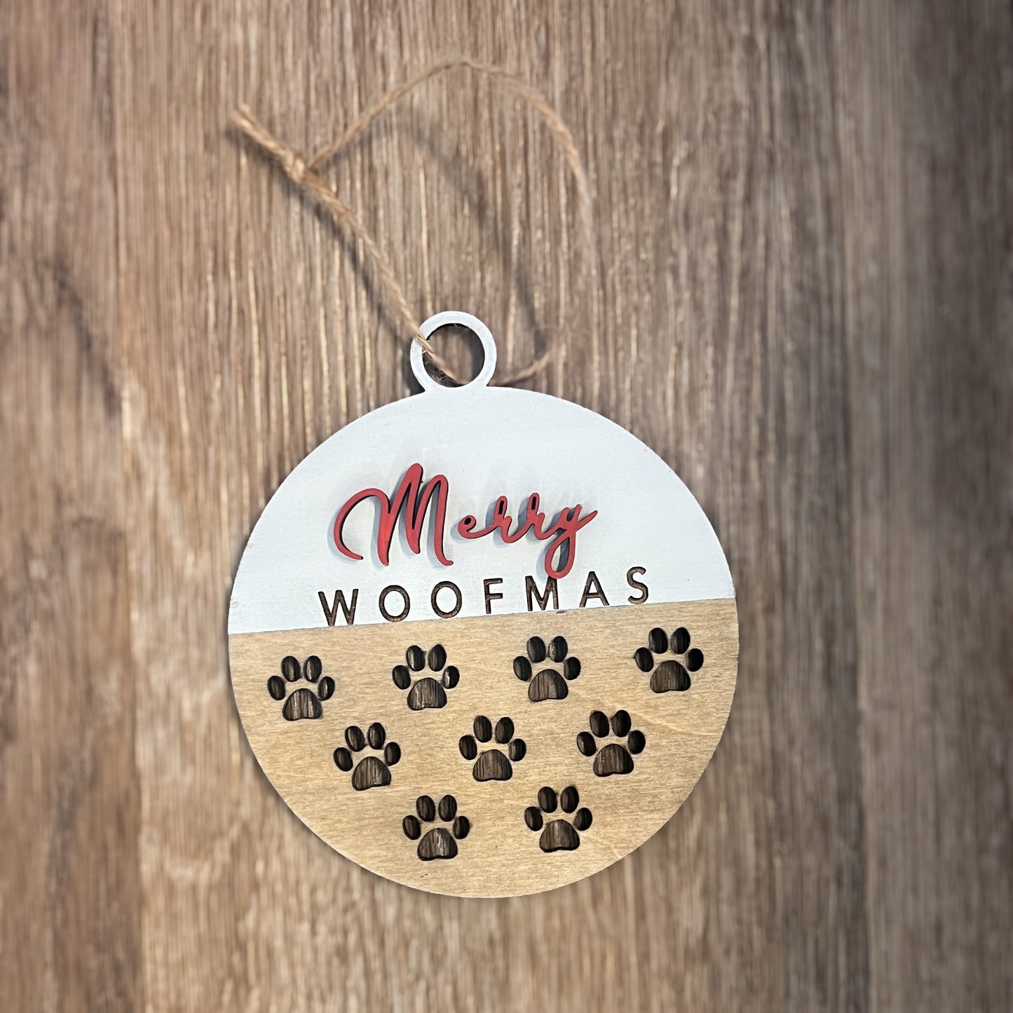 Merry Woofmas Ornament