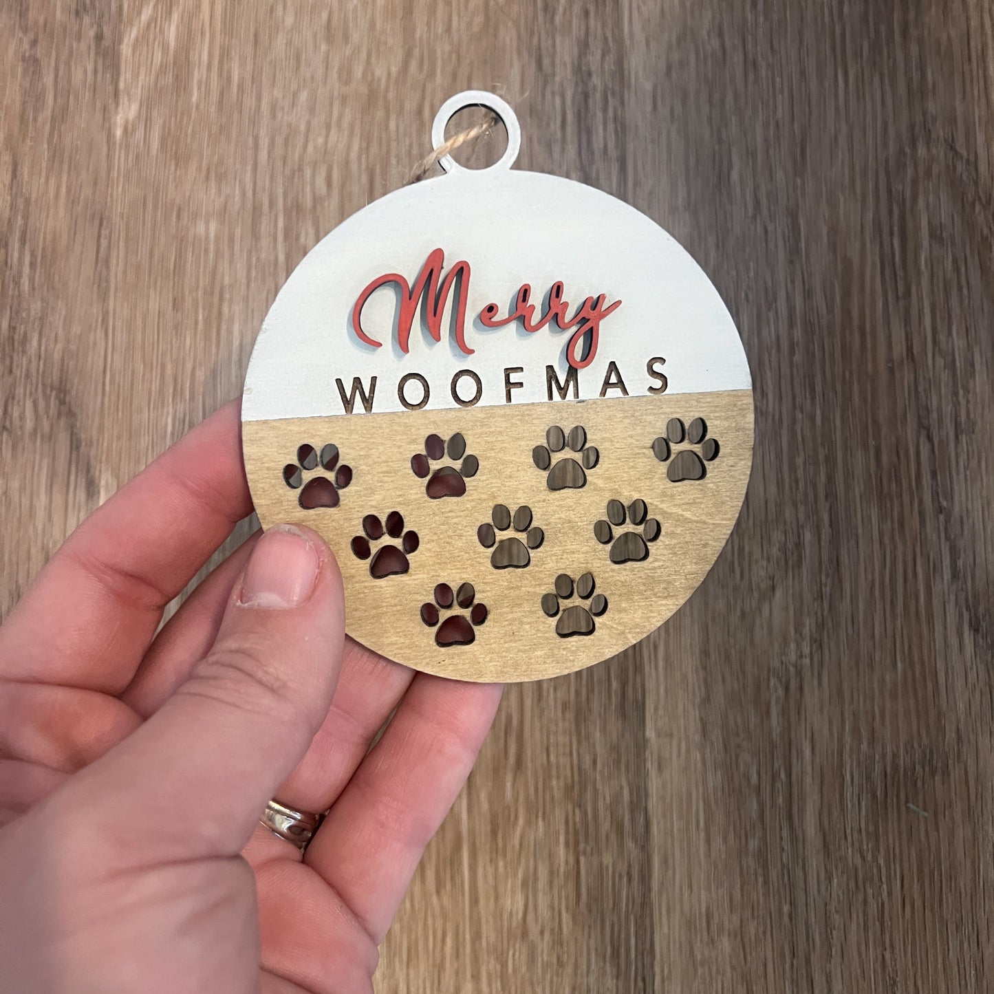 Merry Woofmas Ornament