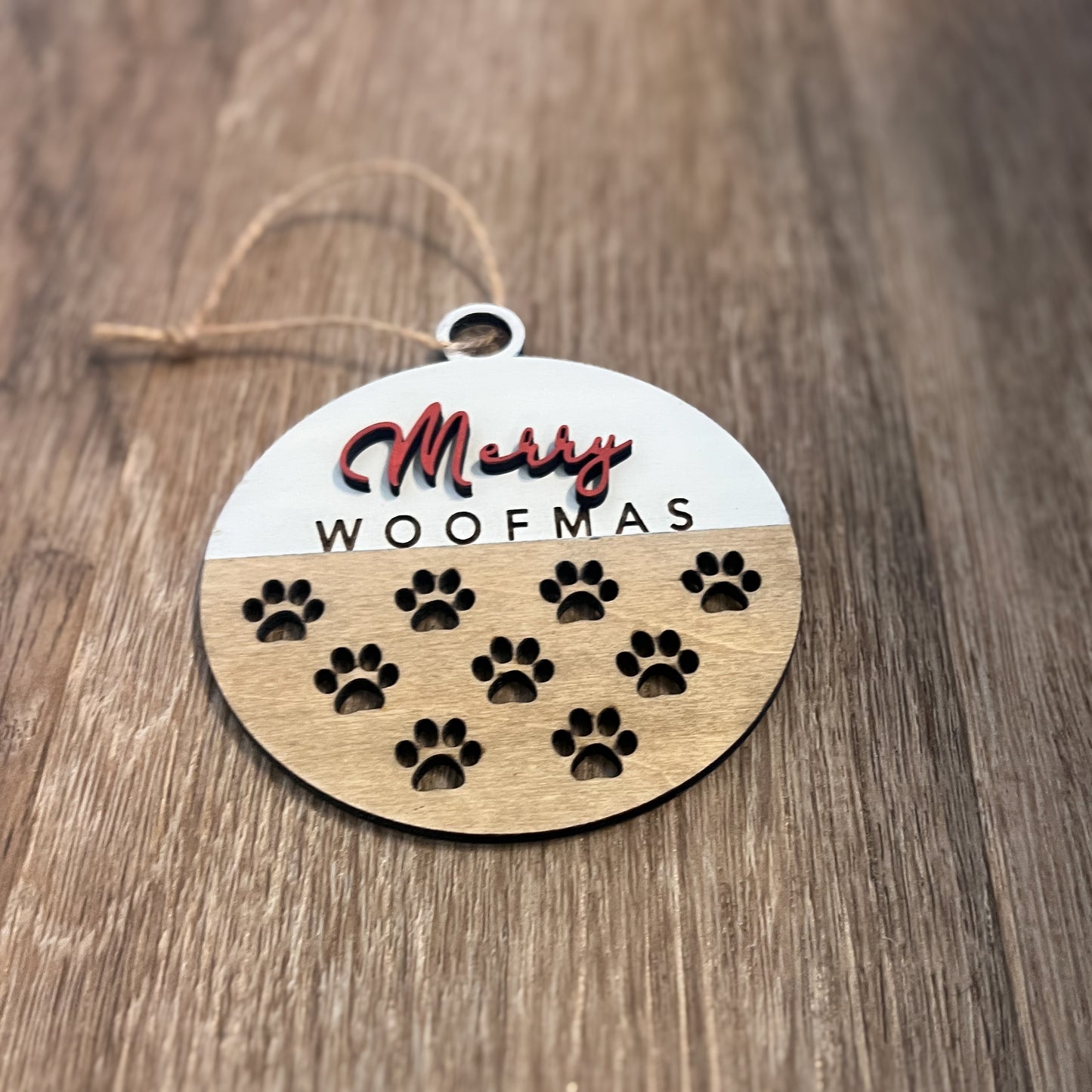 Merry Woofmas Ornament